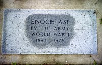  Enoch Asp (f Sedin) 1893-1976. Emigrerade till USA, deltog i första världskriget. Han var född i Bergom, Nätra församling.